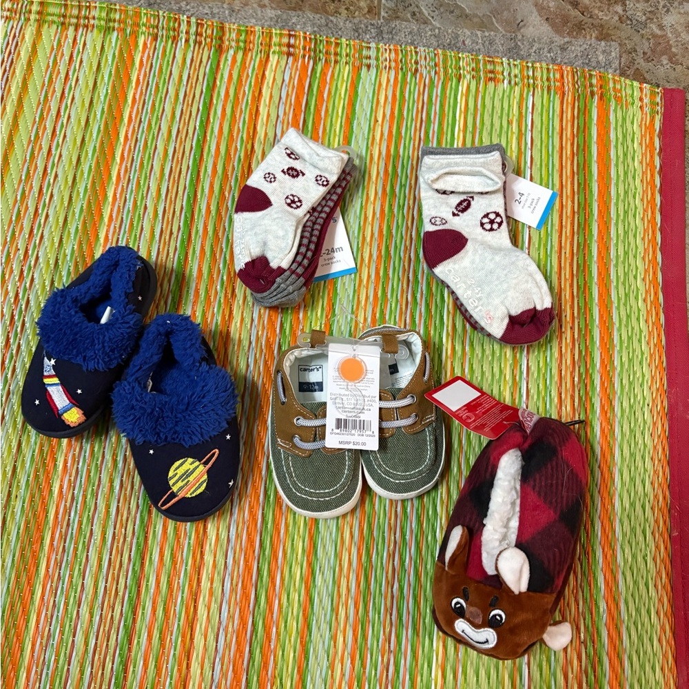 Assorted Baby Footwear and Socks Bundle